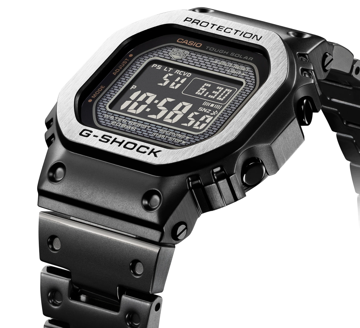 Casio G-Shock Full Metal Square Face Matt-Black GMW-B5000MB-1