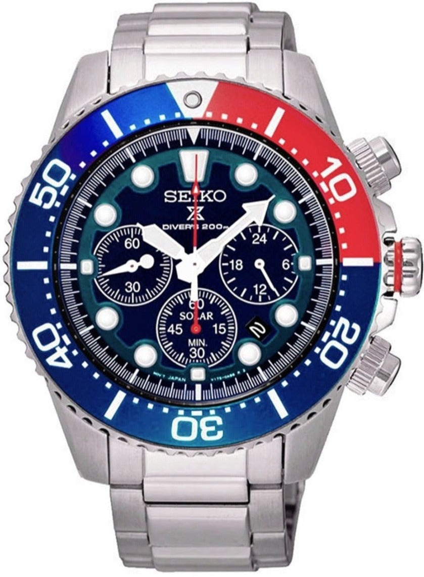 Seiko prospex solar discount diver chronograph ssc