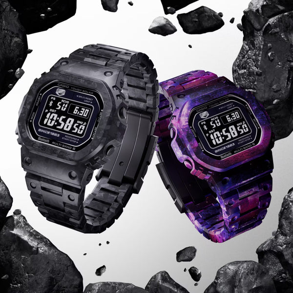 G-SHOCK 40th Anniversary Model GCW-B5000UN series - A Square Marvel of Carbon Material