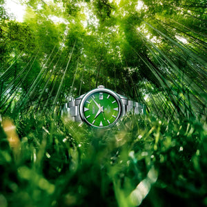 Discover the Seiko Prospex Alpinist Laurel 1959 Re-Creation Series - SPB435: Save the Forest Bamboo Grove Thailand Limited Edition WatchOutz.com