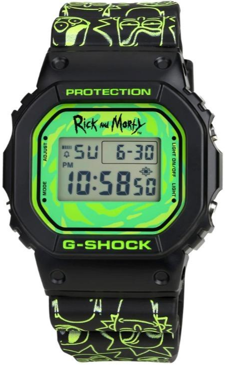 Casio G-Shock X RICK and MORTY 5600 Series Special Collaboration Model DW-5600RM21-1 DW5600RM21-1 DW5600 www.watchoutz.com