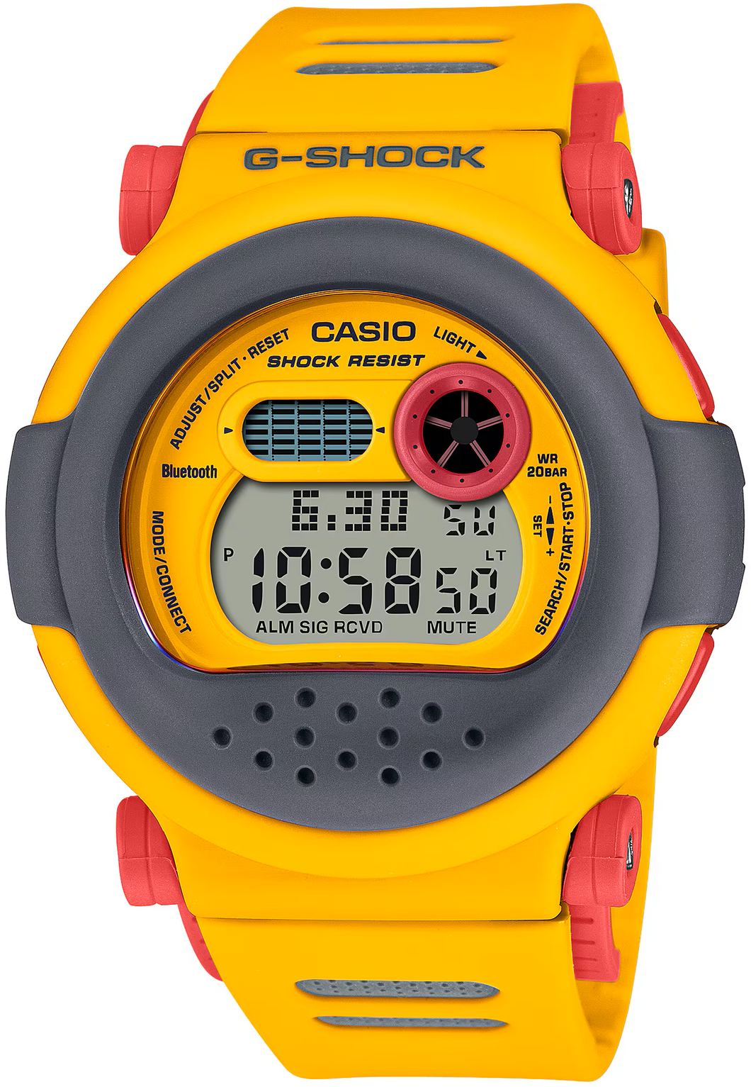 Casio G-Shock DW-001 Series Carbon Core Guard 1994 Yellow Jason Homage G-B001MVE-9 GB001MVE G-B001 www.watchoutz.com