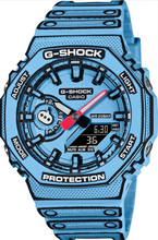 Casio G-Shock Analog Digital 2100 Series Japanese Manga Blue GA-2100MNG-2A GA2100MNG-2A www.watchoutz.com