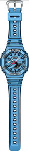 Casio G-Shock Analog Digital 2100 Series Japanese Manga Blue GA-2100MNG-2A GA2100MNG-2A www.watchoutz.com