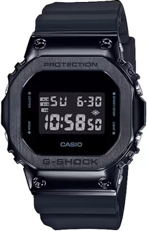 Casio G-Shock Metal Covered Bezel All Black GM-5600B-1