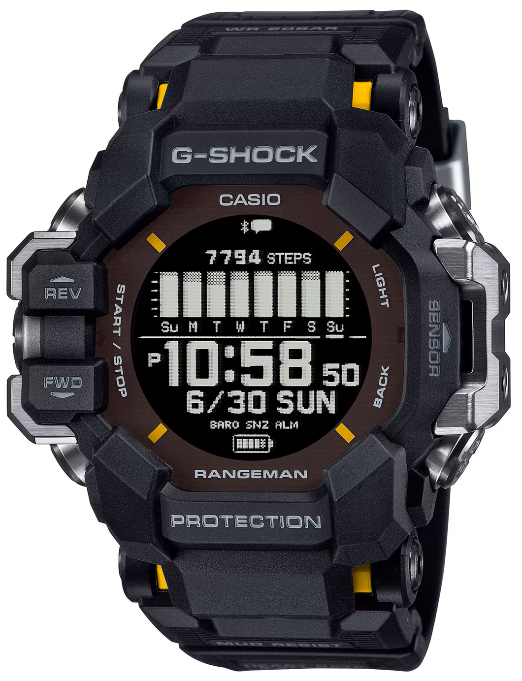 Casio G-Shock Master Of G Land Rangeman Basic Black GPR-H1000-1 GPRH1000-1 www.watchoutz.com