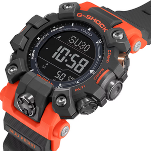 Casio G-Shock Master of G Triple-sensor Multi Band 6 Tough Solar Mudman GW9500-1A4 GW-9500-1A4 face watchoutz.com