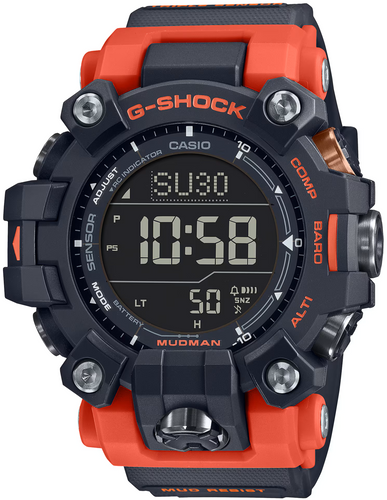 Casio G-Shock Master of G Triple-sensor Multi Band 6 Tough Solar Mudman GW9500-1A4 GW-9500-1A4 watchoutz.com