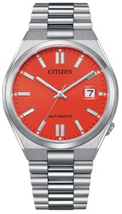 Citizen X Pantone Tsuyosa Mechanical Automatic Date Display Blazing Red Dial NJ0158-89W. Available at Watchoutz.com, Hong Kong's top online watch retailer with a physical shop. Enjoy fast, secure international shipping and shop for genuine Japanese watches with over 13 years of exceptional service and reputation. Visit Watch Outz International for your next horology treasure hunt.