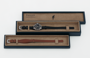 Seiko Presage Craftsmanship Series X Porter Classic Collaboration Limited Edition SART005 Box www.watchoutz.com