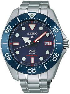 Seiko Prospex X PADI Titanium Solar Powered 200M Diver Special Limited Edition SBDJ015. Available at Watchoutz.com, Hong Kong's top online watch shop. Enjoy fast, secure international shipping and shop genuine Japanese watches with over 13 years of exceptional service. Visit Watchoutz International for your horology treasure hunt.