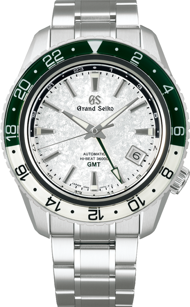 Grand Seiko Sport Collection Automatic Hi-Beat 36000 GMT Snowy Valley Snowflake Dial SBGJ277 SBGJ277G www.watchoutz.com