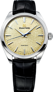 Grand Seiko Elegance Collection Spring Drive Thailand Exclusive Limited Edition Hikari Golden Light Iwate Dial SBGY025 www.watchoutz.com