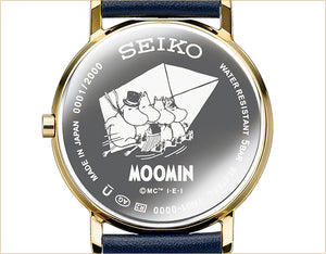 Seiko X Moomin 2024 Collaboration "Gliding with Giant Kite" Limited Edition Quartz Watch Back www.watchoutz.com