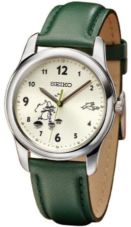 Seiko X Moomin 2024 Collaboration Snufkin Fisherman's Time Limited Edition Quartz Watch www.watchoutz.com