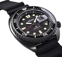 Seiko Prospex Automatic 200M Diver Black TS Exclusive Limited Edition King Turtle Face SRPH41 SRPH41K1 watchoutz.com