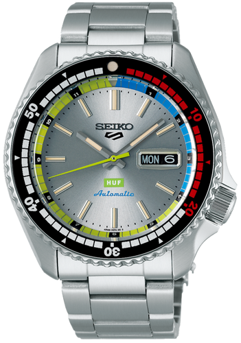 Seiko X HUF 5 Sports SKX Series Automatic 2024 Limited Edition SRPL33 SRPL33K1 SBSA279 www.watchoutz.com