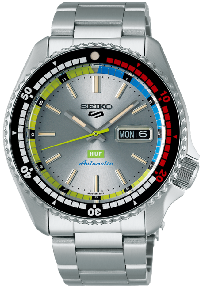 Seiko X HUF 5 Sports SKX Series Automatic 2024 Limited Edition SRPL33 SRPL33K1 SBSA279 www.watchoutz.com