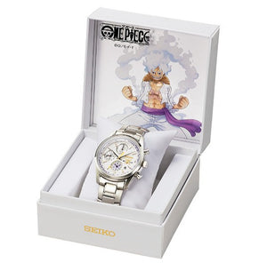 Seiko X ONE PIECE Monkey D. Luffy Gear 5 Edition Collaboration Limited Edition Quartz Chronograph Packaging www.watchoutz.com