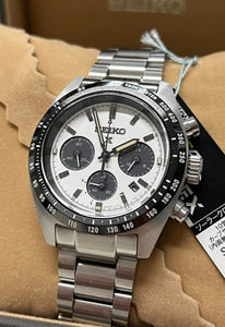 Seiko Prospex New Speedtimer Solar Chronograph Panda SBDL085