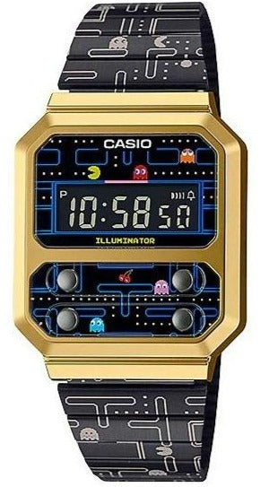 Casio Vintage A100 Series X PAC-MAN Collaboration Limited A100WEPC-1B