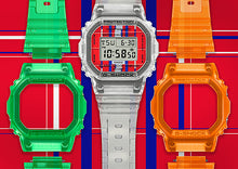Casio G-Shock X Kashiwa Sato Collaboration Model DWE-5600KS-7 Color Bands and Bezel www.watchoutz.com