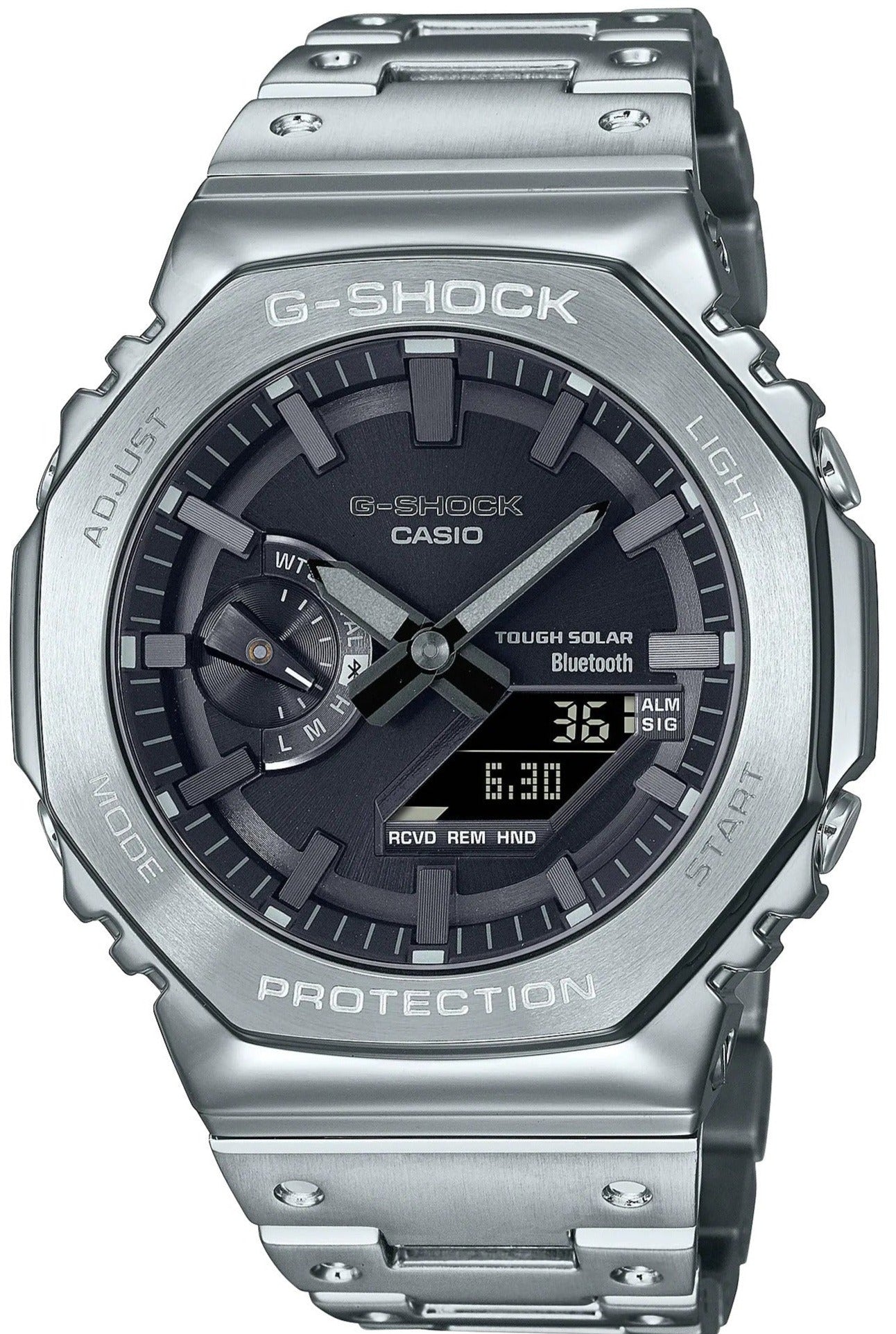 Casio G-Shock Full – GM-B2100D-1A Series Silver Solar GMB2100 OUTZ WATCH Metal