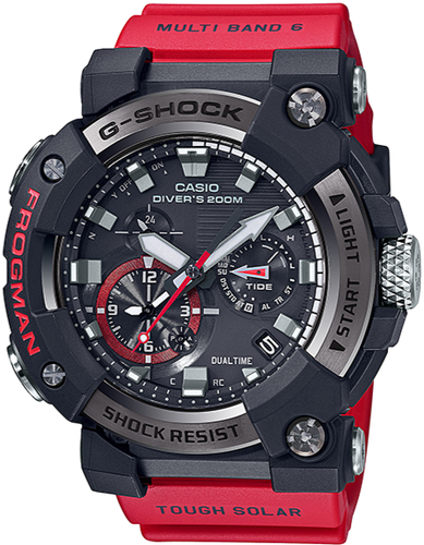 CASIO G-SHOCK ANALOG FROGMAN RED GWF-A1000-1A4 www.watchoutz.com