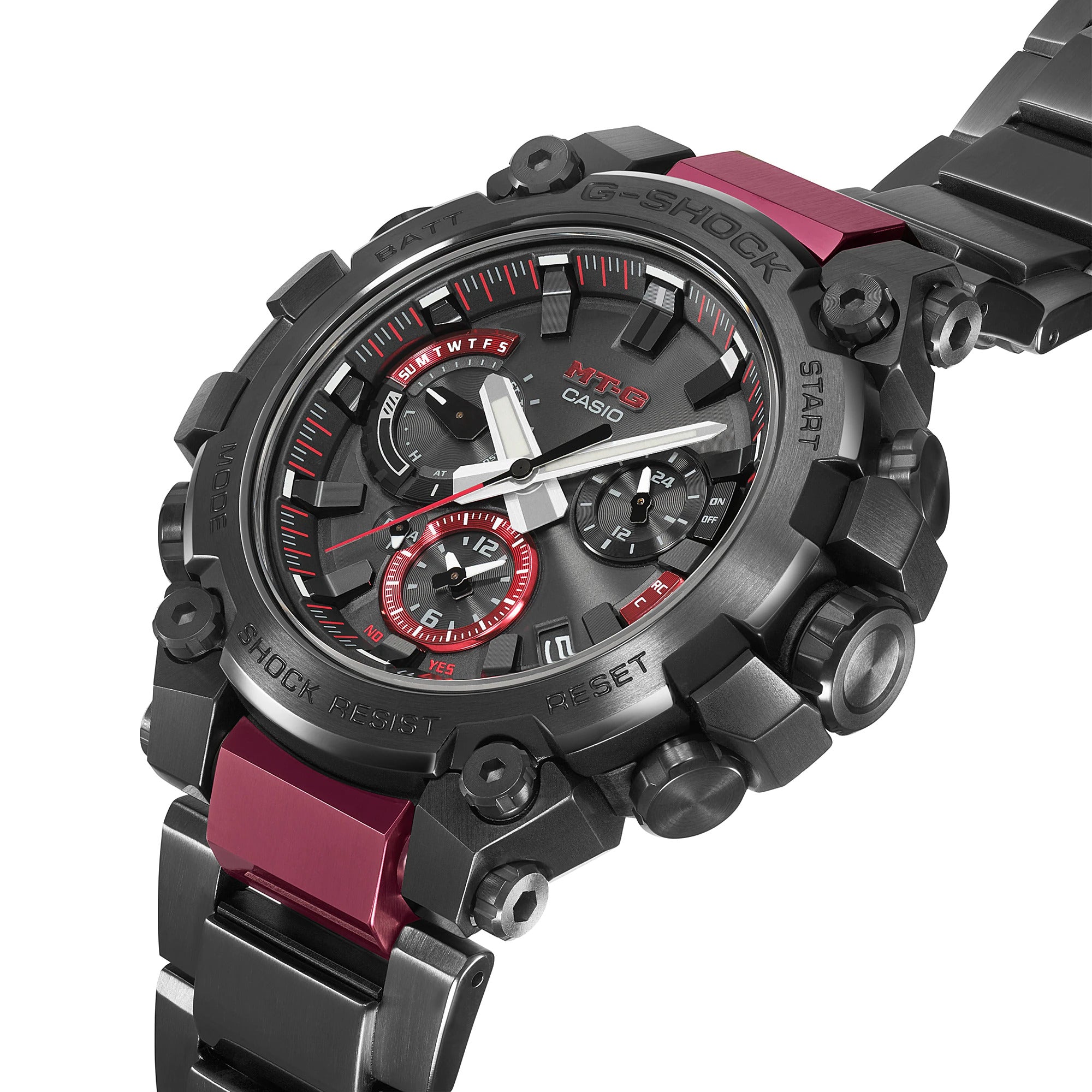 Casio G-Shock MT-G Tough Solar Smartphone Link Blk-Red MTG-B3000BD