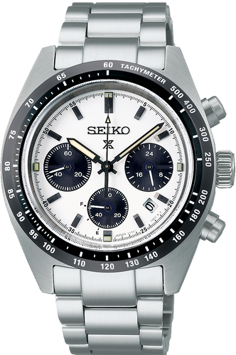 Seiko Prospex Speedtimer Solar Chronograph White Dial SBDL085 SSC813 SSC813P1 www.watchoutz.com