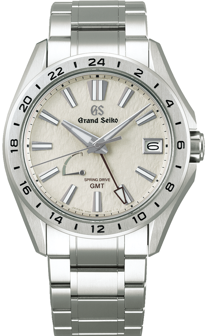 Grand Seiko Evolution 9 Collection 9R Spring Drive GMT Titanium SBGE285 www.watchoutz.com