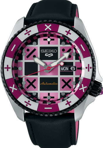 SEIKO 5 SPORTS X JOJO'S BIZARRE ADVENTURE LIMITED EDITION TRISH UNA SBSA033 www.watchoutz.com