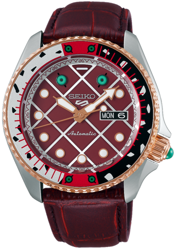 Seiko 5 Sports X Jojo's Bizarre Adventure Diavolo Limited Edition SBSA034 www.watchoutz.com