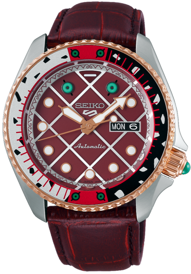 Seiko 5 Sports X Jojo's Bizarre Adventure Diavolo Limited Edition SBSA034 www.watchoutz.com