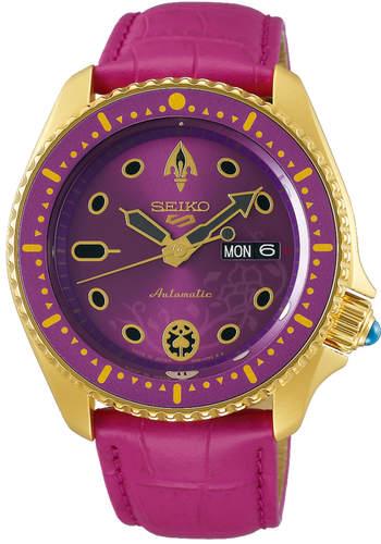 Seiko X Jojo's Bizarre Adventure Giorno Giovanna 5 Sports Limited Edition SBSA036 www.watchoutz.com