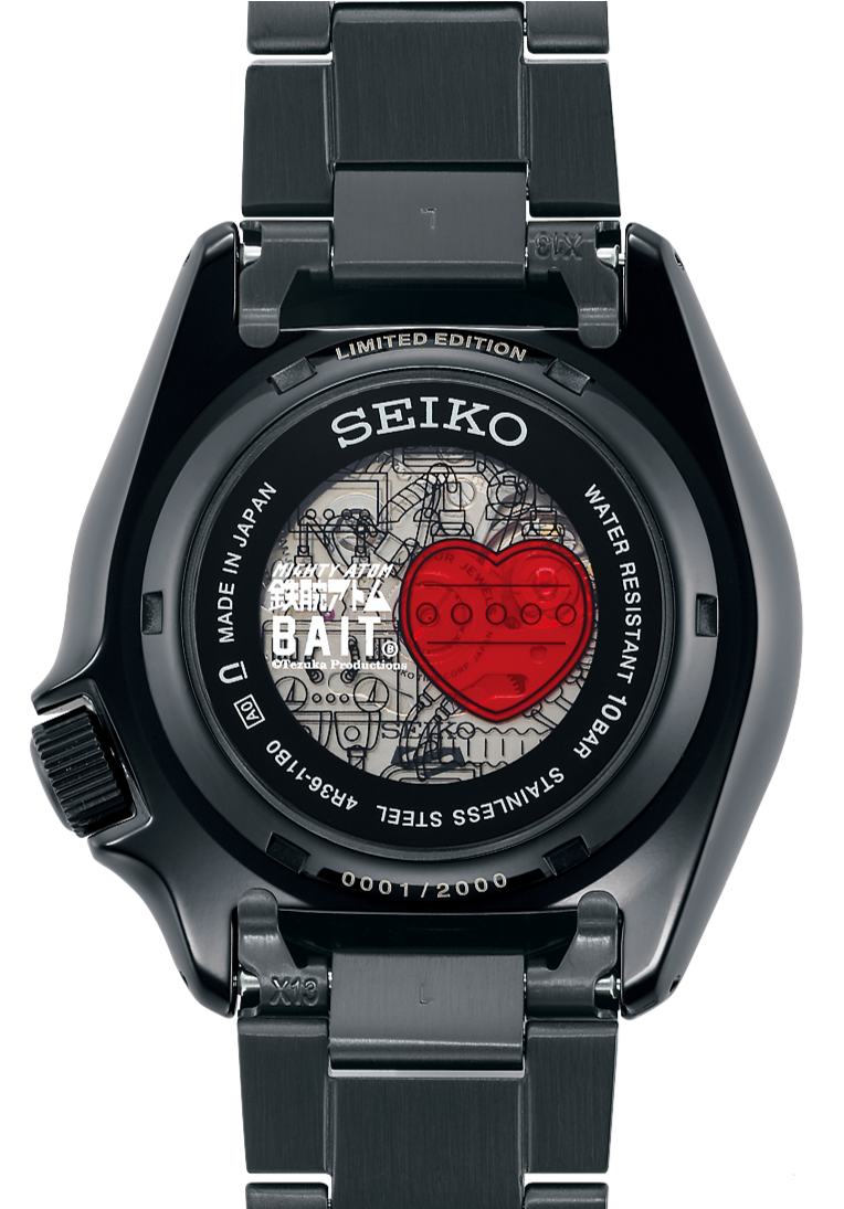 セイコー5 スポーツ 自動巻き BAITコラボ限定 鉄腕アトムモデル SBSA147 - 腕時計、アクセサリー