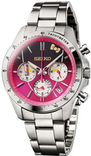 Seiko X Shinkansen 500 Series 25th Anniversary Collaboration Limited Edition Quartz Chronograph - 500 TYPE Hello Kitty www.watchoutz.com