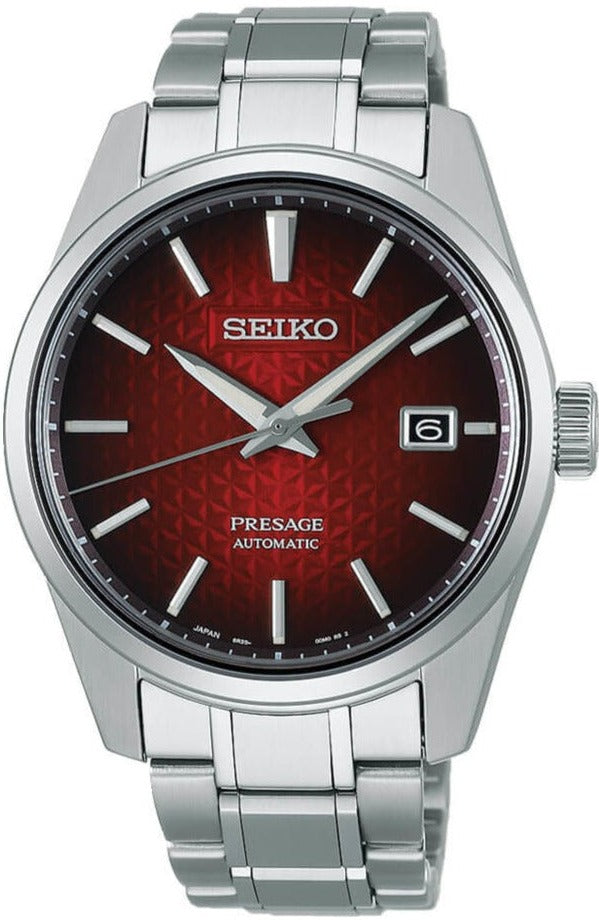 Seiko Presage Sharp Edged Series Automatic Red SPB227 SARX089