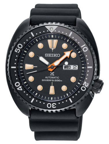 SEIKO PROSPEX AUTOMATIC DIVERS TURTLE THE BLACK SERIES SBDY005 SRPC49J1 www.watchoutz.com