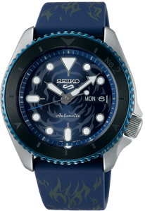 Seiko 5 Sports Street Style X ONE PIECE "Sabo" Mechanical Automatic Limited Edition SRPH71 SRPH71K1 Watchoutz.com