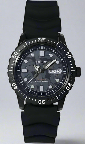 Seiko X Bape Collaboration ABC Camo A Bathing Ape Automatic 200M Diver Limited Edition SZEL004 www.watchoutz.com